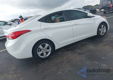 2013 Hyundai Elantra Gls from USA, damaged, VIN 5NPDH4AE4DH453798